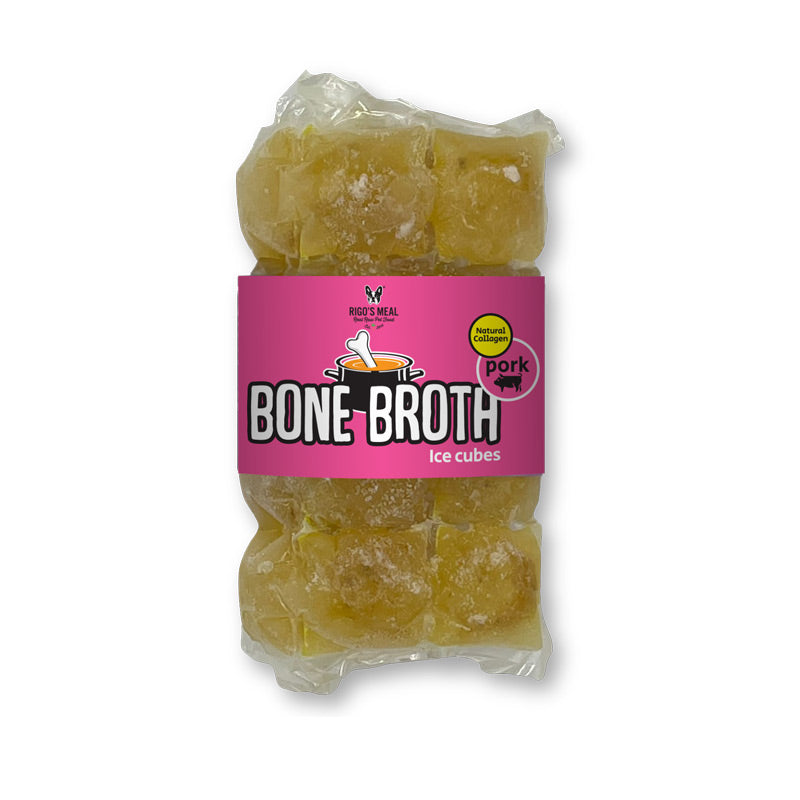 Pork Bone Broth ice cubes Rigo’s Meal